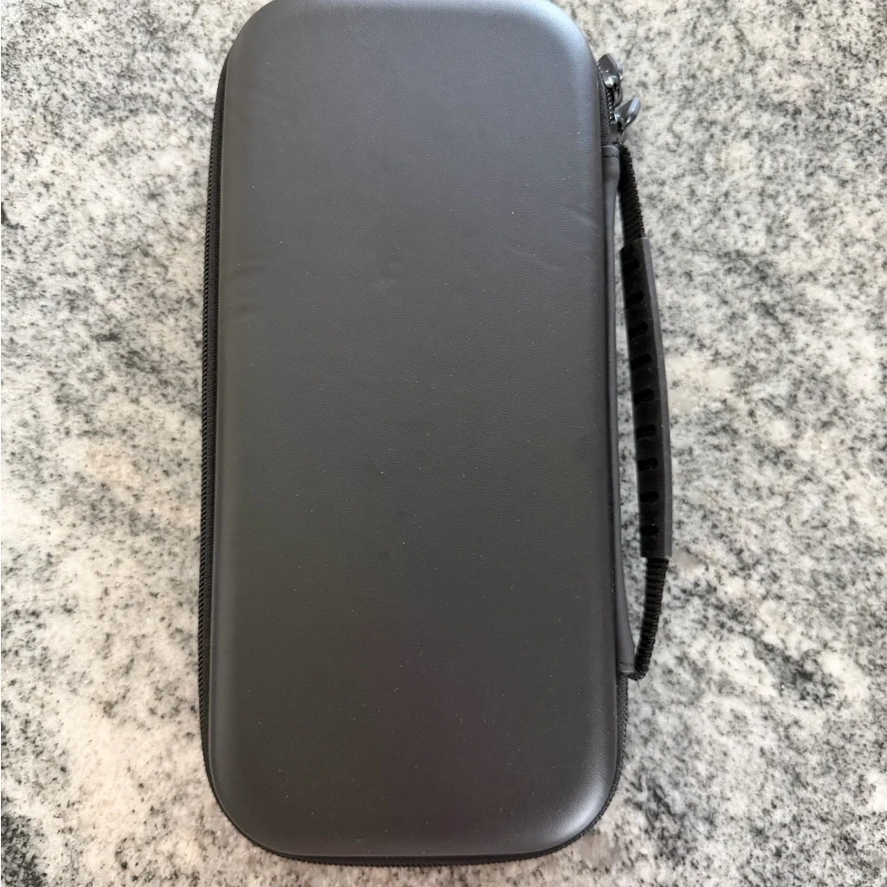 Black Carry Case for Nintendo Switch with Accessories and screen protectors